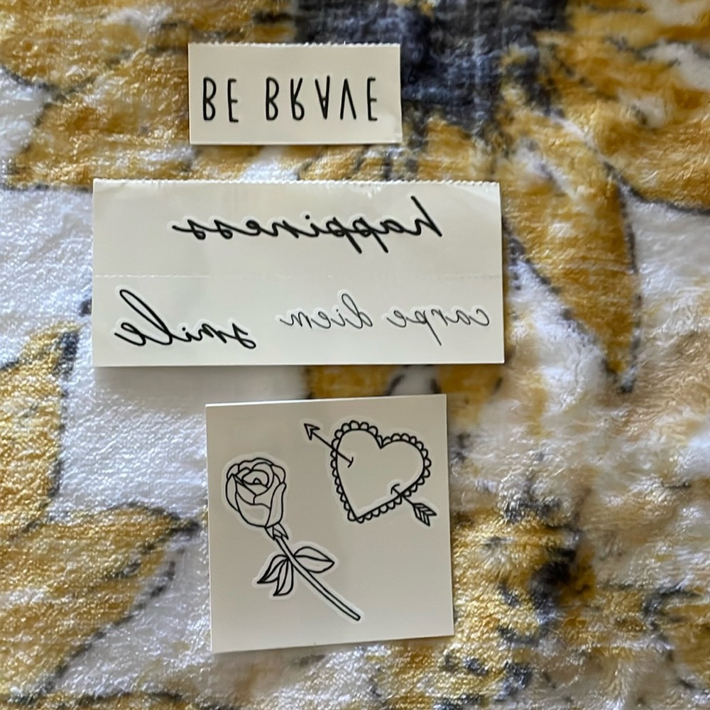 Set of Temporary Tattoos